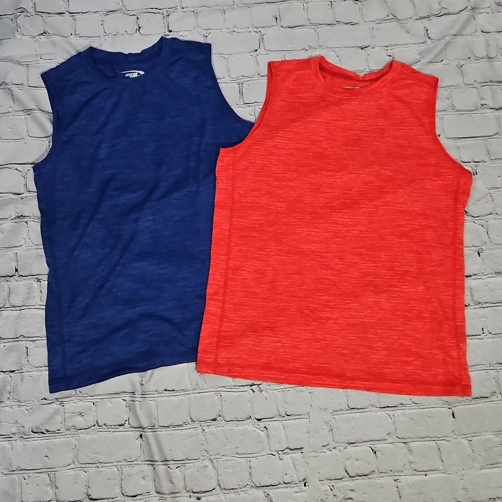 MTA Sport Kids Tank Tops - Blue and Red